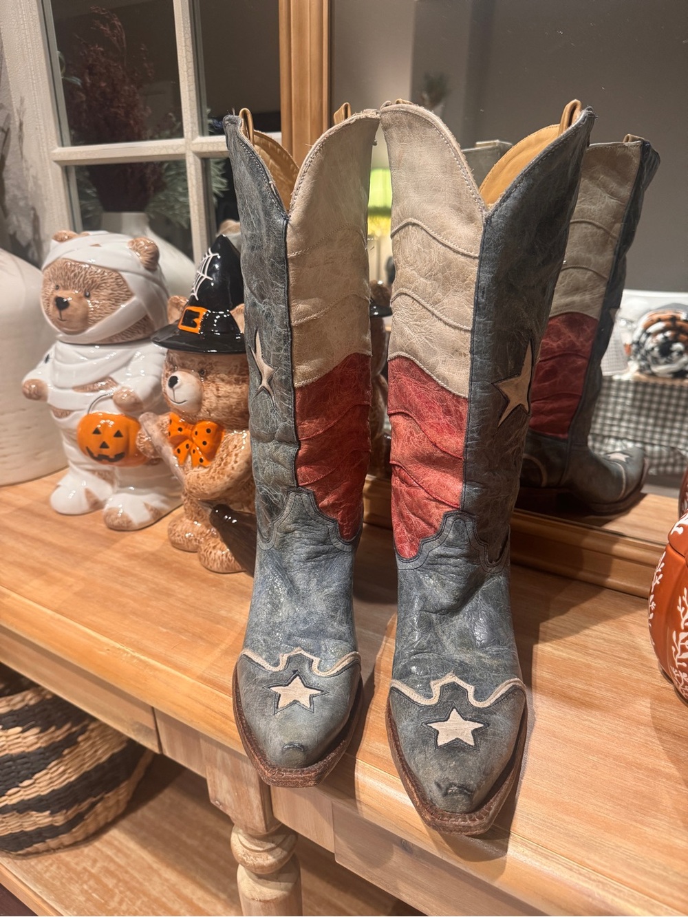 Rare Corral Texas flag boots